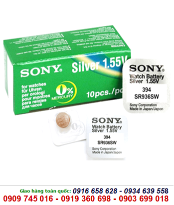 Sony SR936SW-394, Pin đồng hồ Sony SR936SW-394 silver oxide 1.55v (Vỉ 1viên)